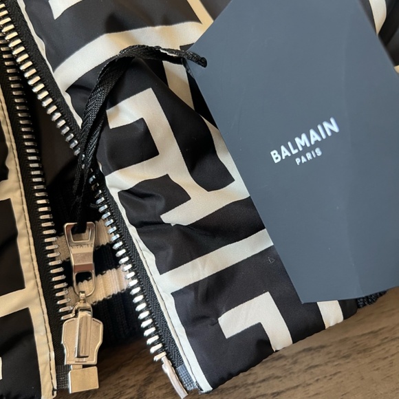 Balmain reversable quilted bomber jacket - Picture 9 of 14